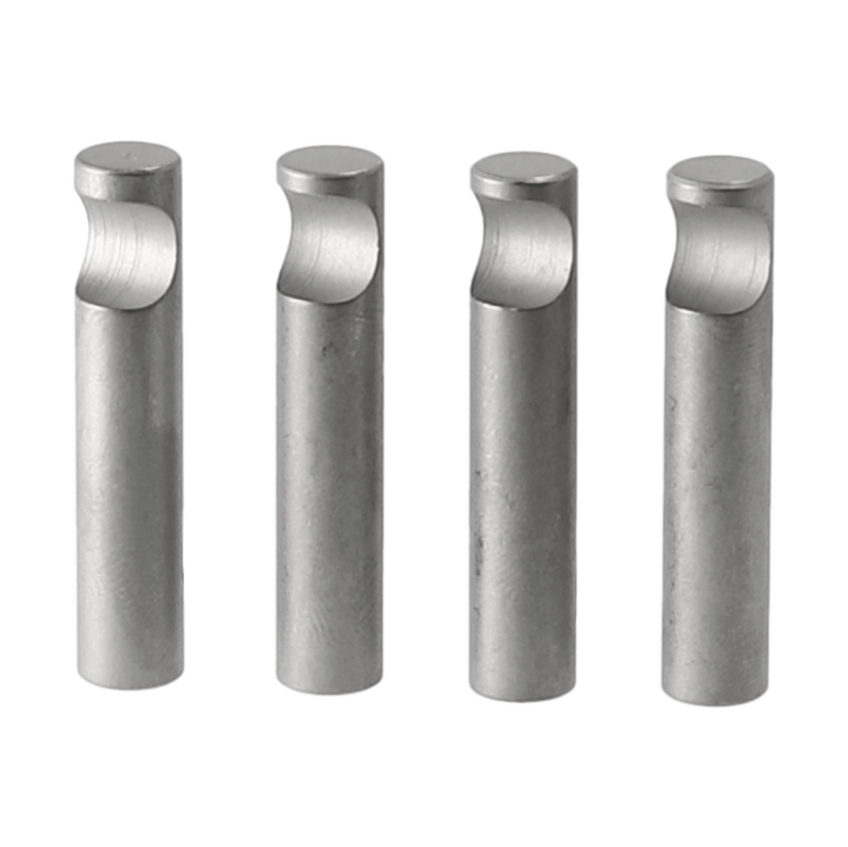 String plankdragers tijdschriftenplank hout reserveonderdeel 4-pack Zilver