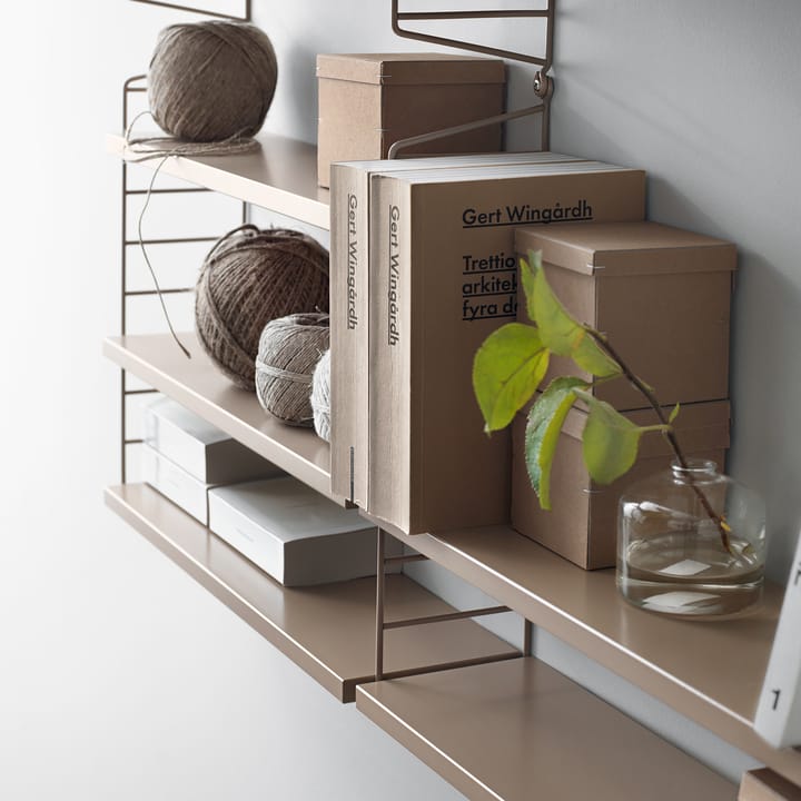 String Pocket boekenplank beige, Beige String