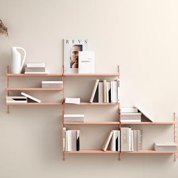 String Pocket boekenplank blush - Blush (roze) - String