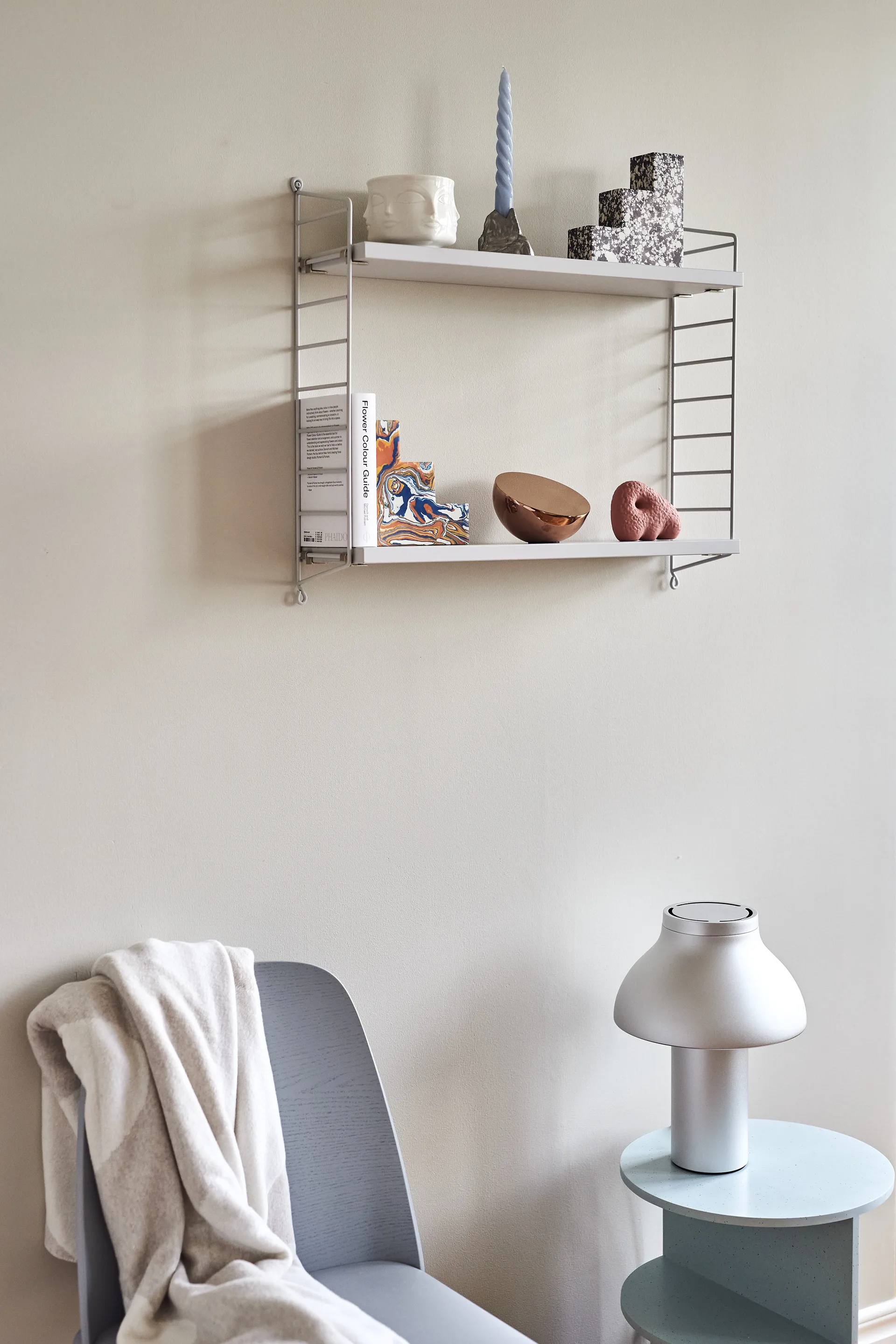 String Pocket boekenplank - Special Edition, Nordic Grey String