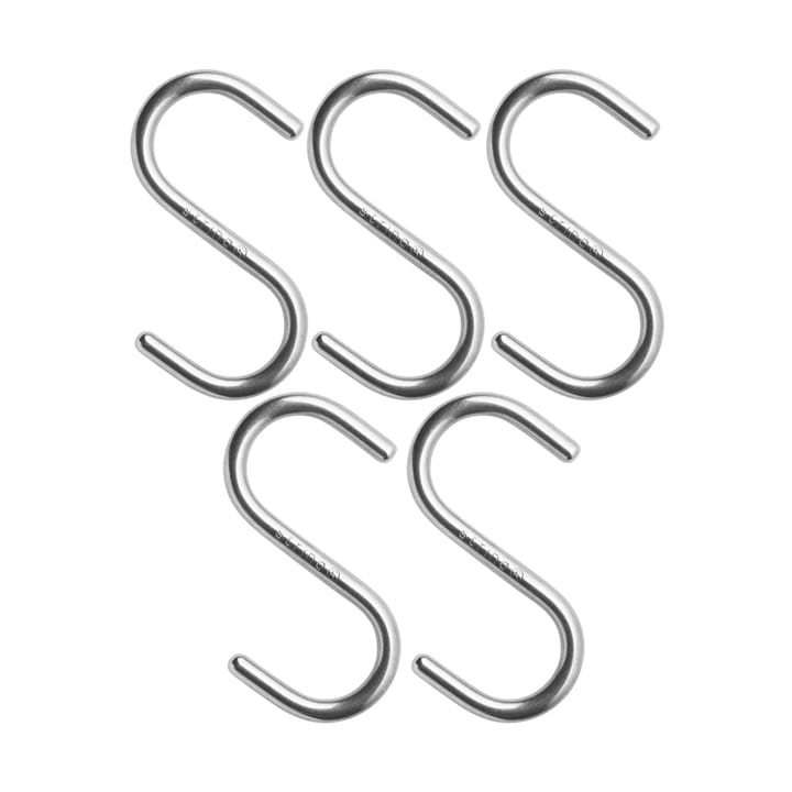 String s-haak - roestvrij staal, 5-pack - String