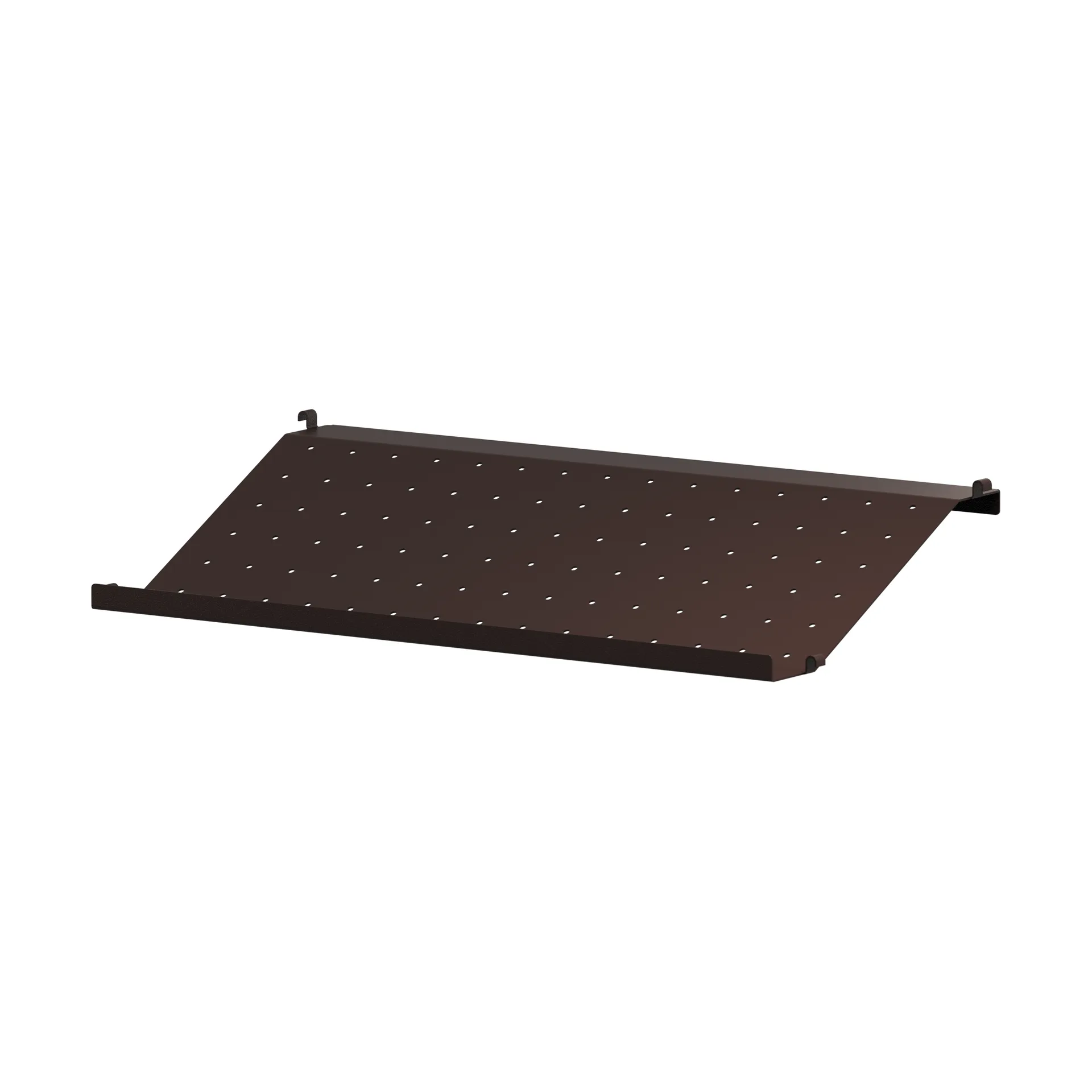 String schoenenrek metaal, Donkerbruin, 58x30 cm String