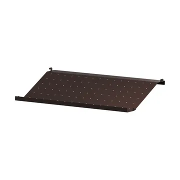 String schoenenrek metaal - Donkerbruin, 58x30 cm - String