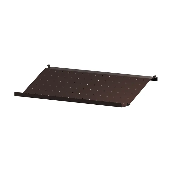 String schoenenrek metaal - Donkerbruin, 58x30 cm - String