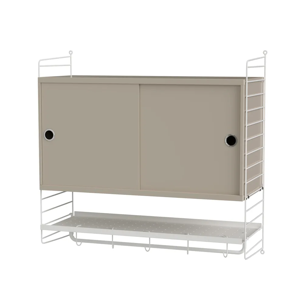 String slaapkamer beige & wit - Combinatie F,  String