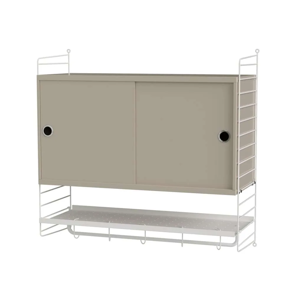 String slaapkamer beige & wit - Combinatie F String