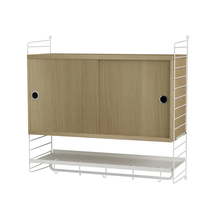 String slaapkamer eik & wit - Combinatie F - String