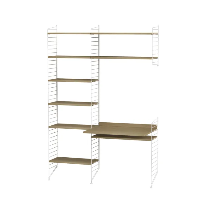 String slaapkamer eik & wit - Combinatie G - String