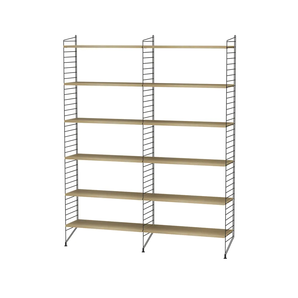 String slaapkamer eik & zwart - Combinatie A,  String