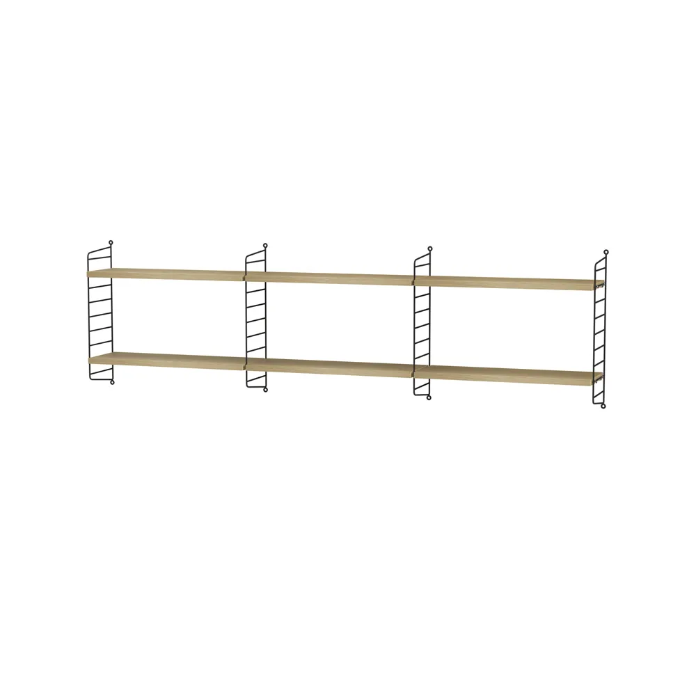 String slaapkamer eik & zwart - Combinatie E,  String