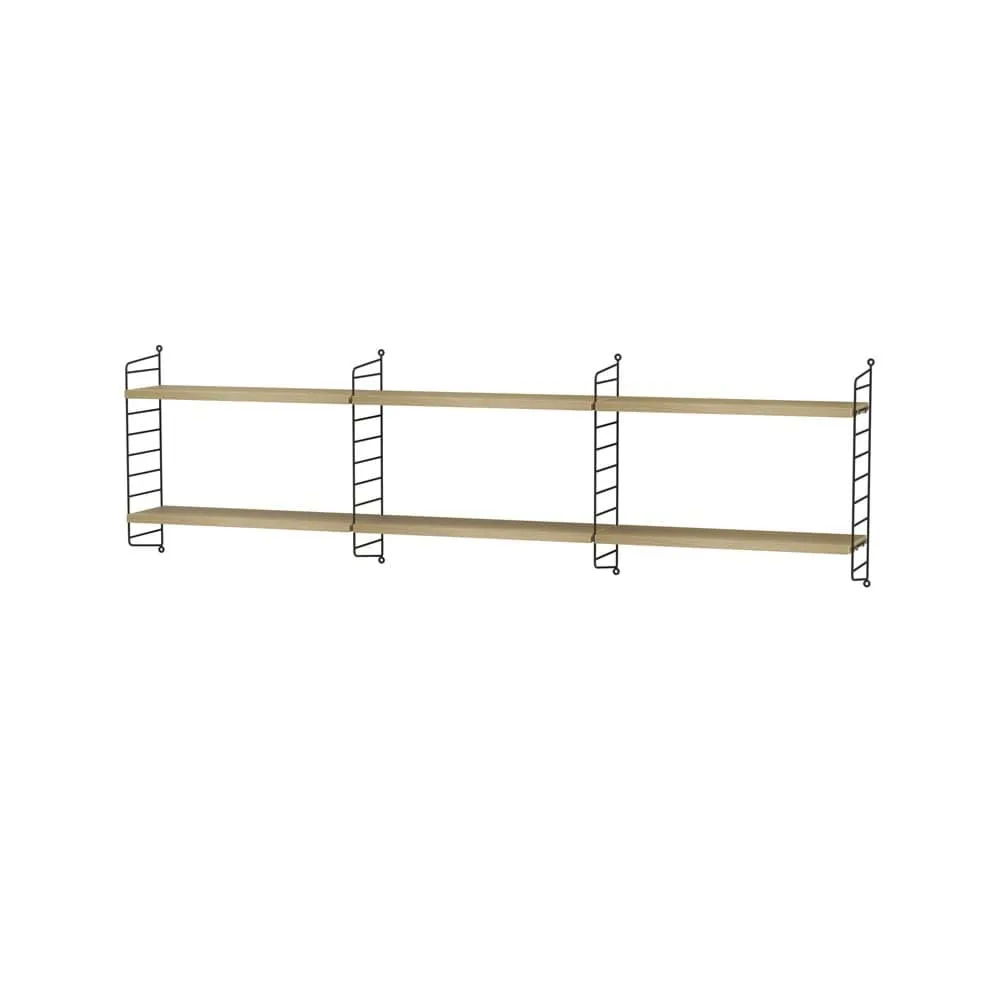 String slaapkamer eik & zwart - Combinatie E String