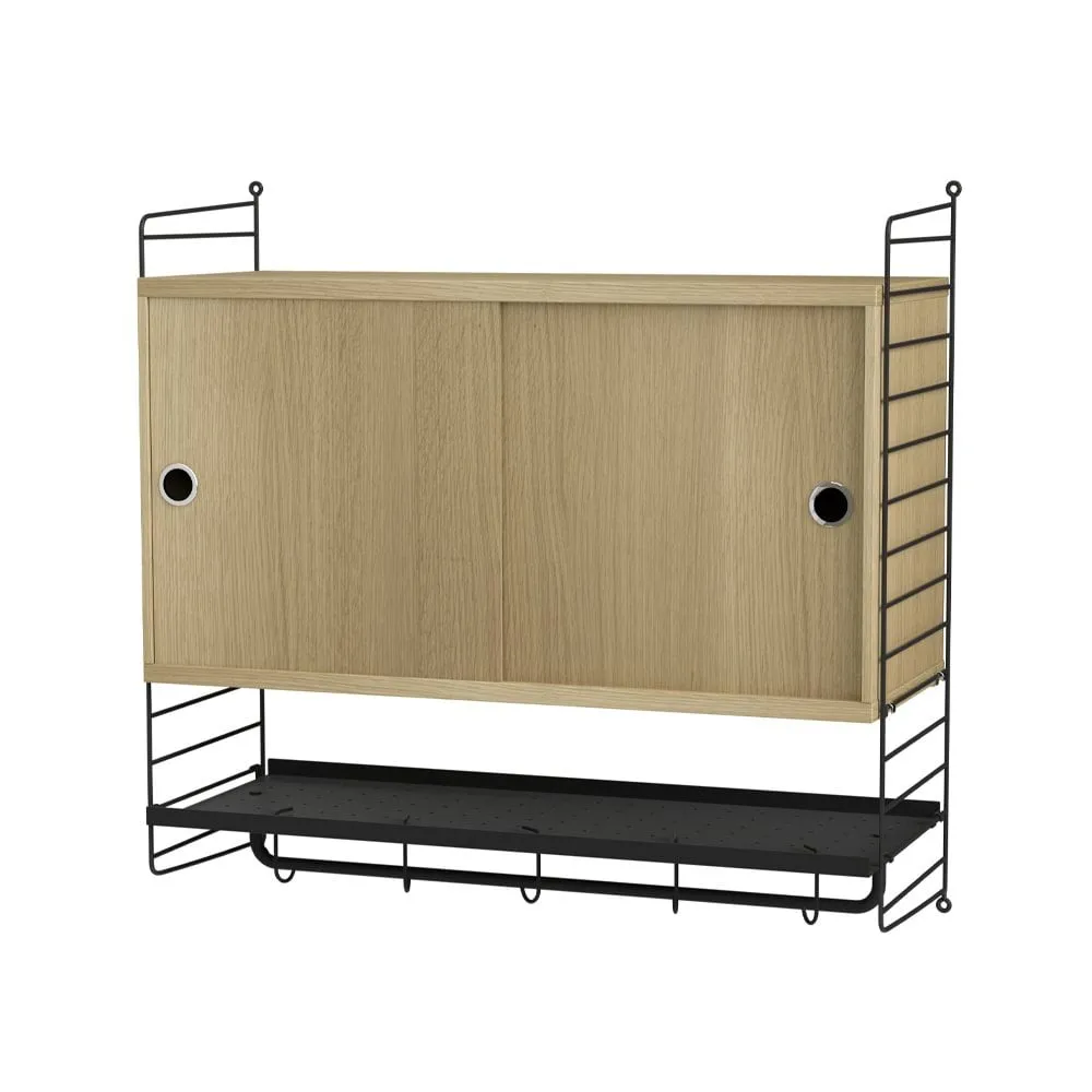 String slaapkamer eik & zwart - Combinatie F String