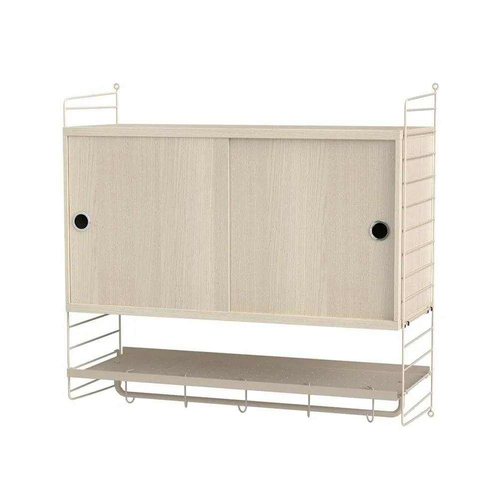 String slaapkamer essenhout & beige - Combinatie F String