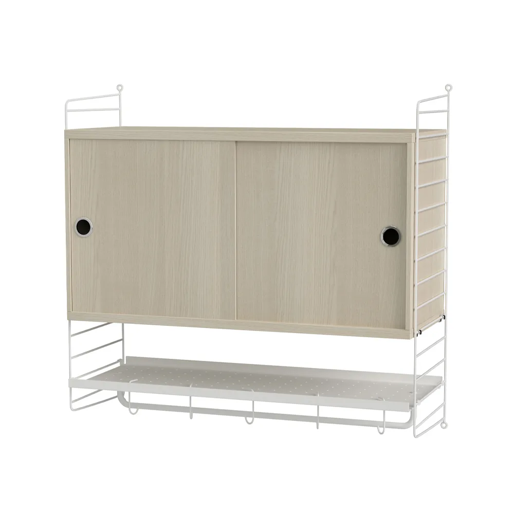 String slaapkamer essenhout & wit - Combinatie F,  String
