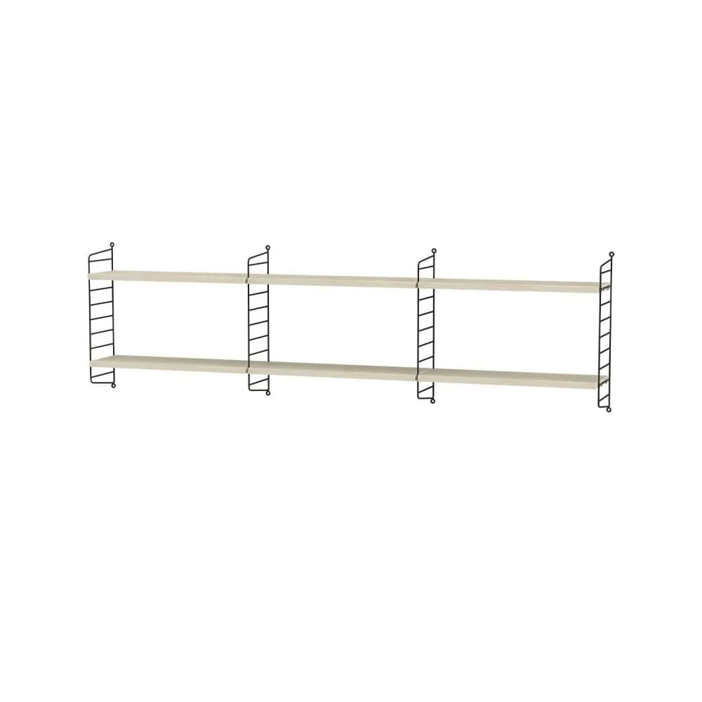 String slaapkamer essenhout & zwart - Combinatie E String