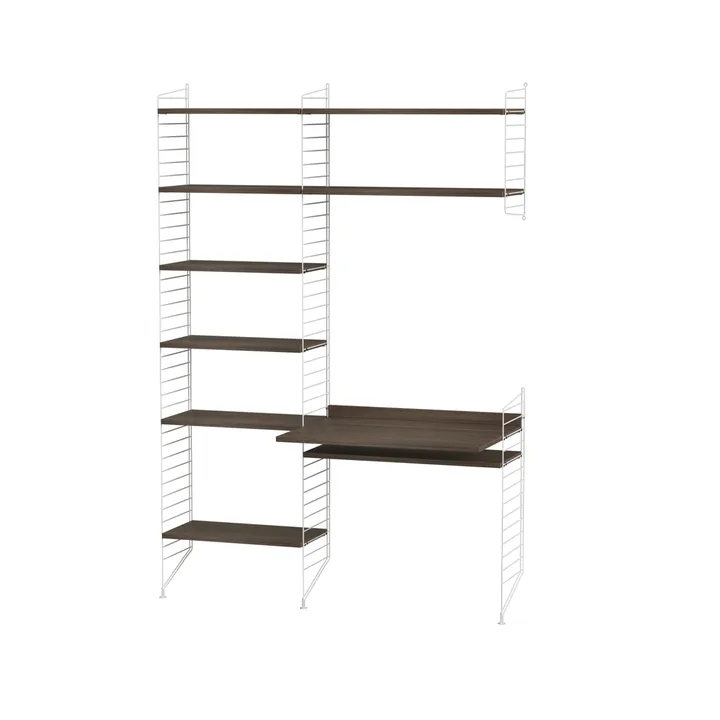String slaapkamer walnoot & wit - Combinatie G - String