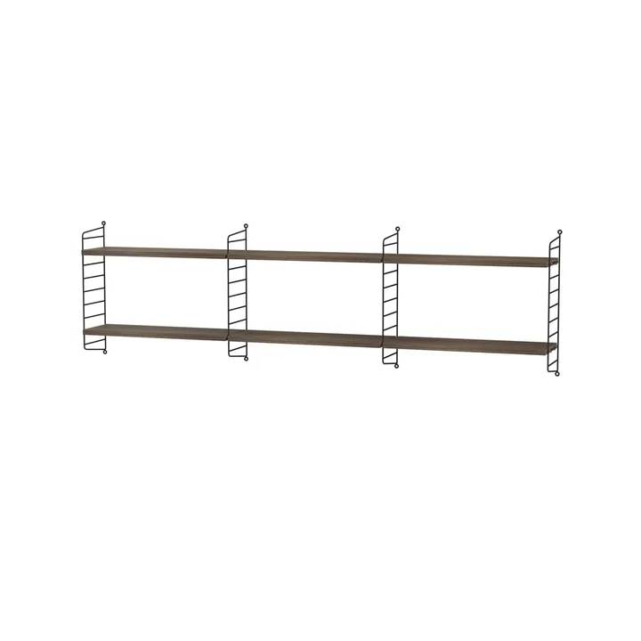 String slaapkamer walnoot & zwart - Combinatie E - String