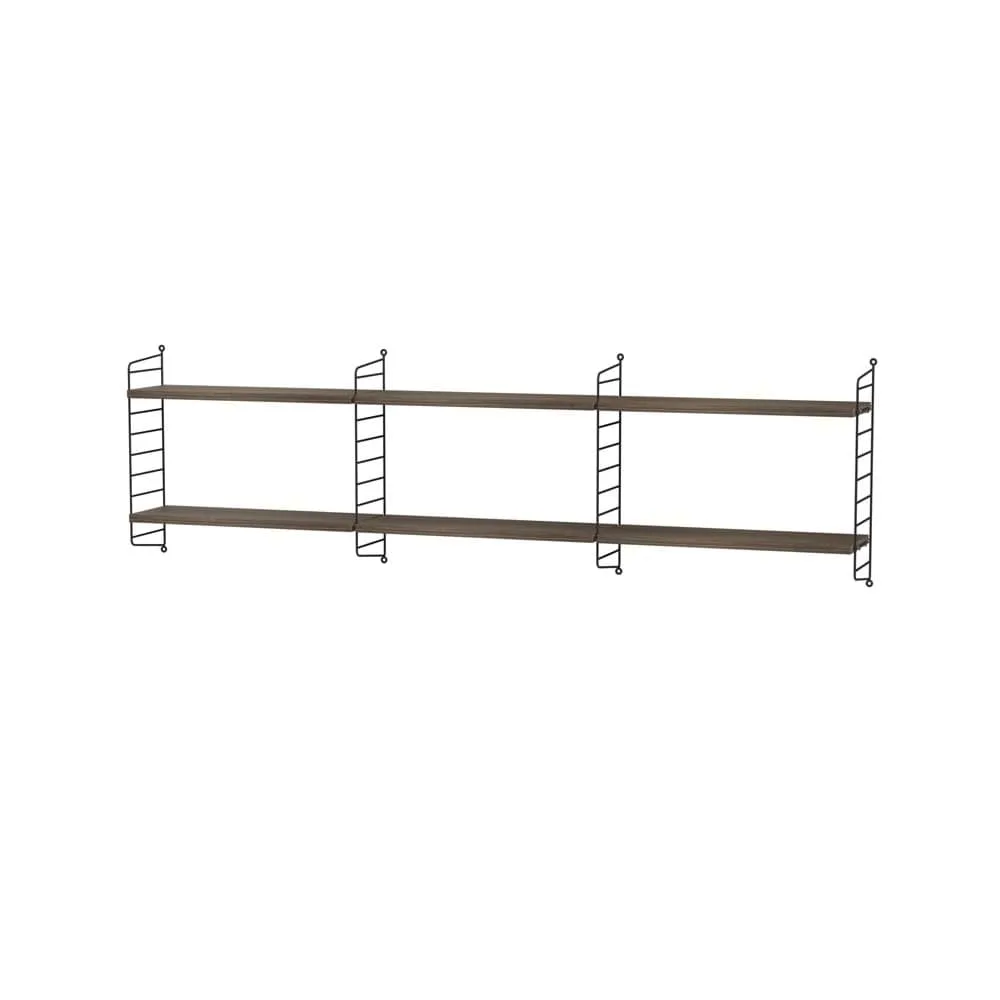 String slaapkamer walnoot & zwart - Combinatie E String