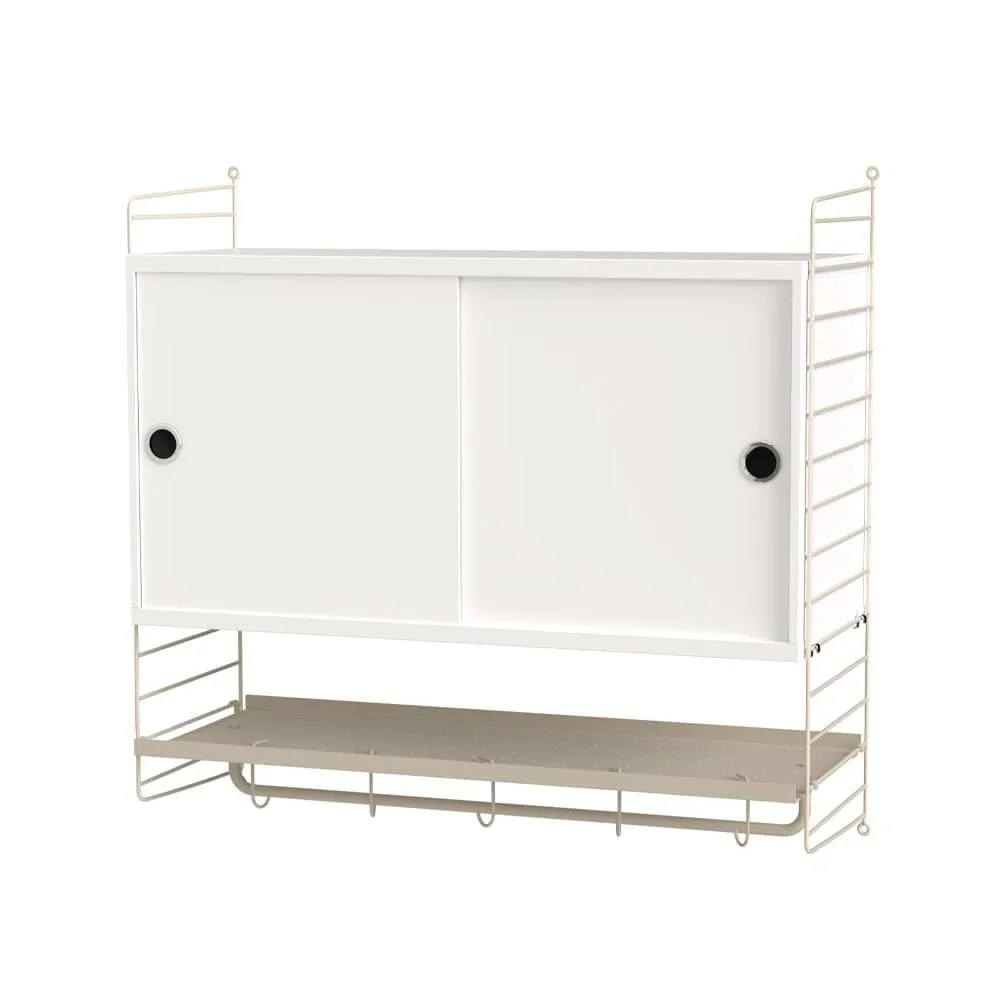 String slaapkamer wit & beige - Combinatie F String
