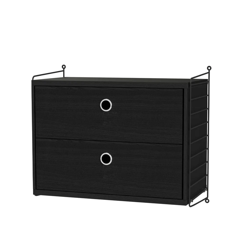 String slaapkamer zwart - Combinatie A,  String