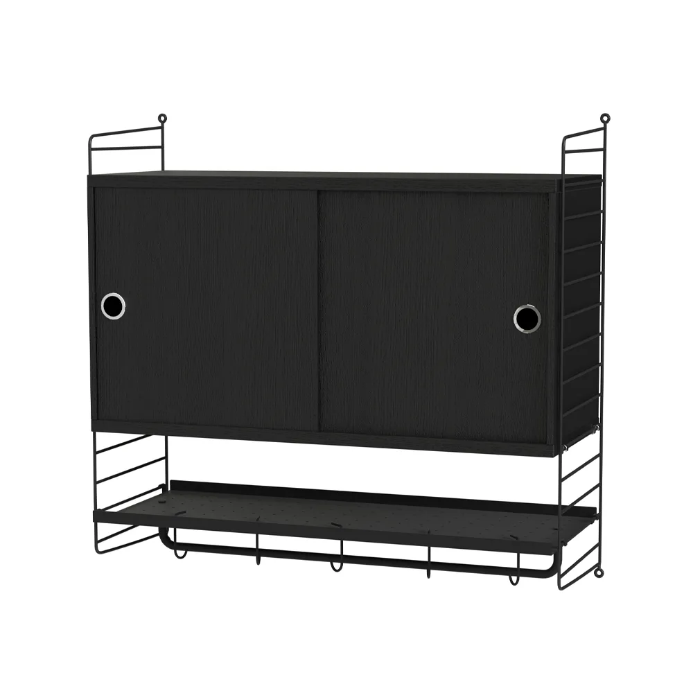 String slaapkamer zwart - Combinatie F,  String