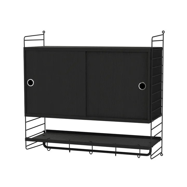 String slaapkamer zwart - Combinatie F - String