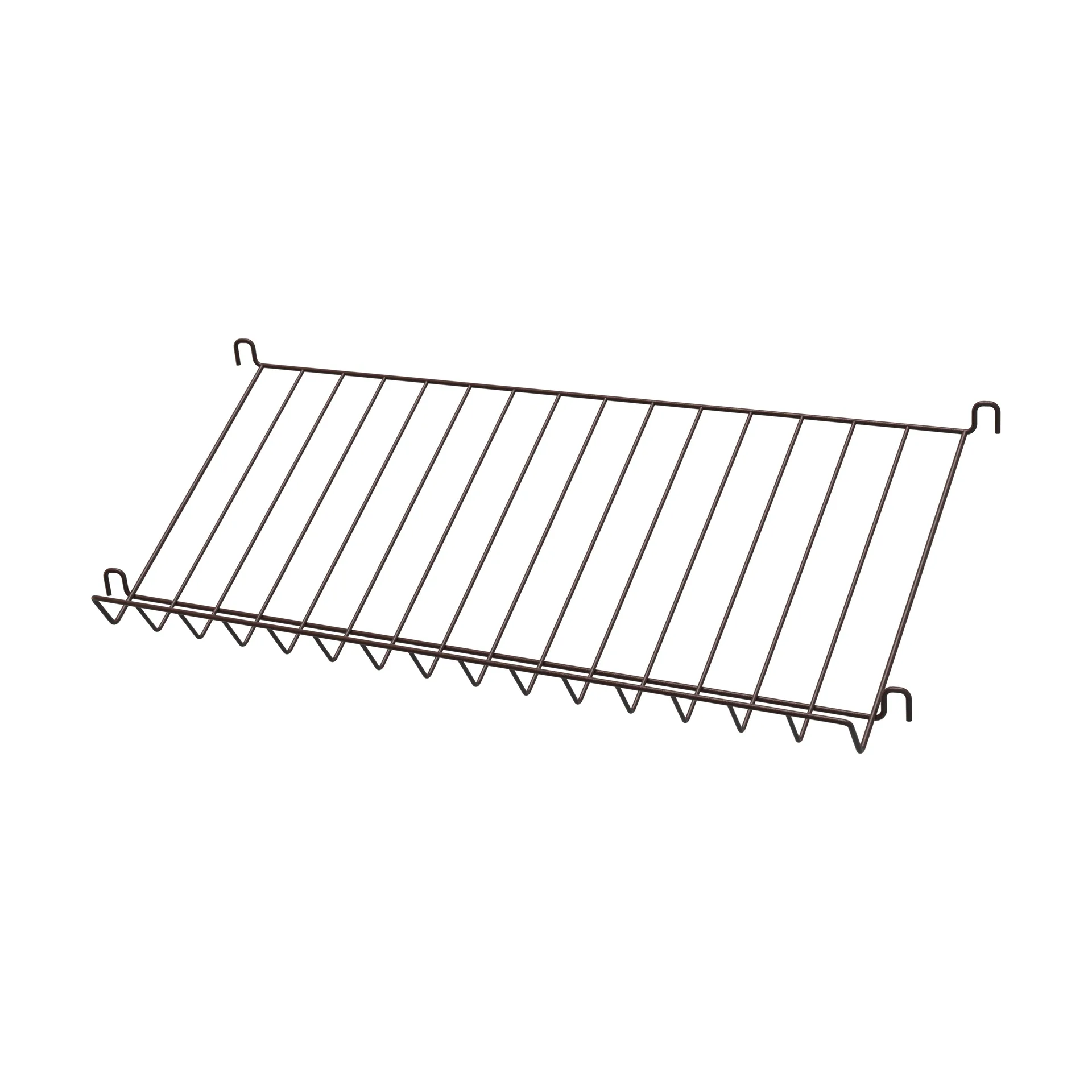 String tijdschriftenrek draad, Donkerbruin, 78x30 cm String