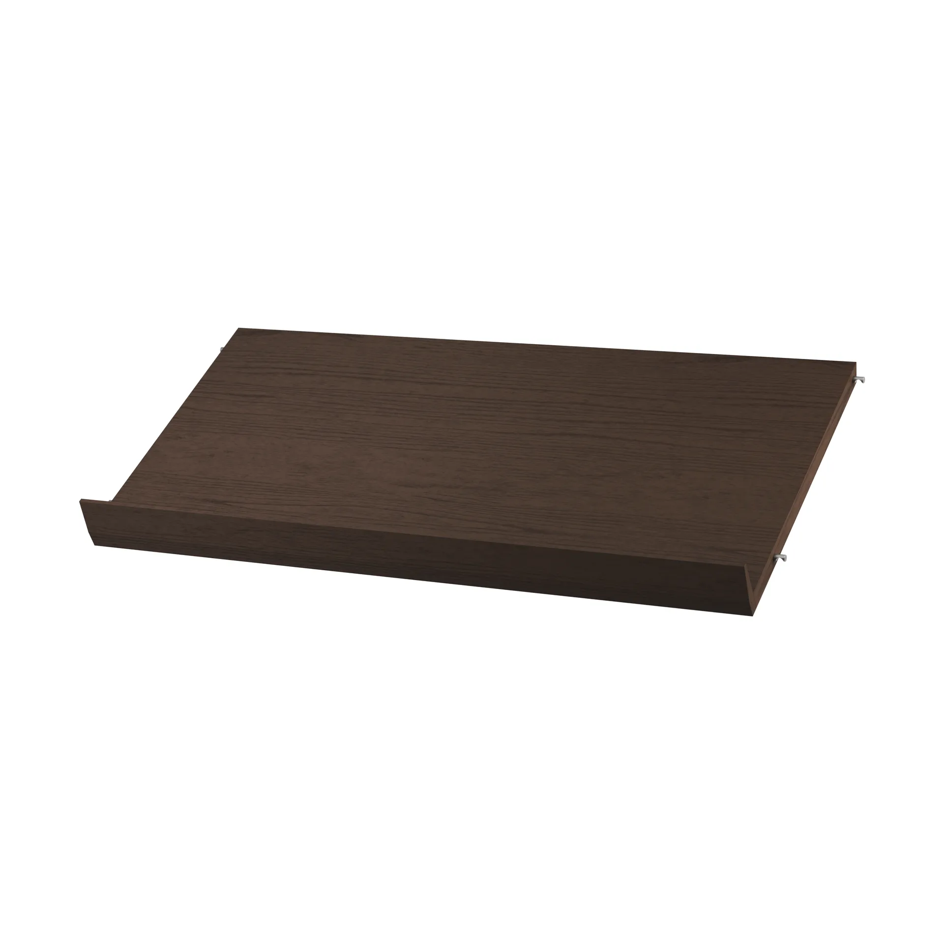 String tijdschriftenrek hout, Donker eiken, 78x30 cm String