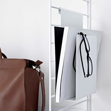 String tijdschrifthouder 17x27 cm - zwart - String