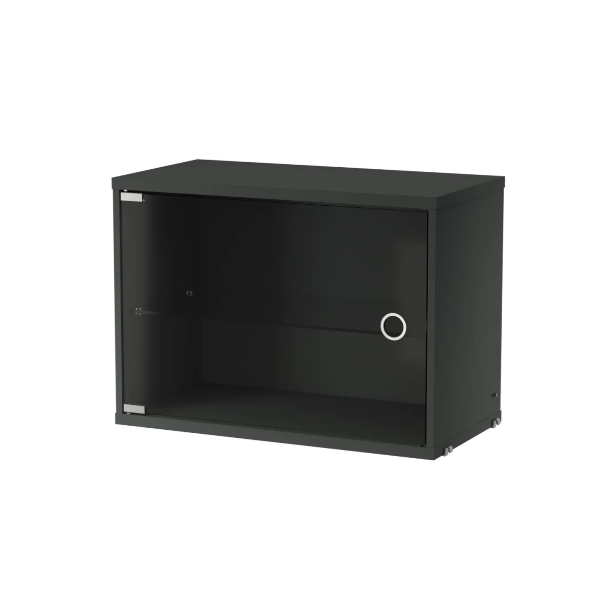 String vitrinekast 58 cm, Donkergrijs String