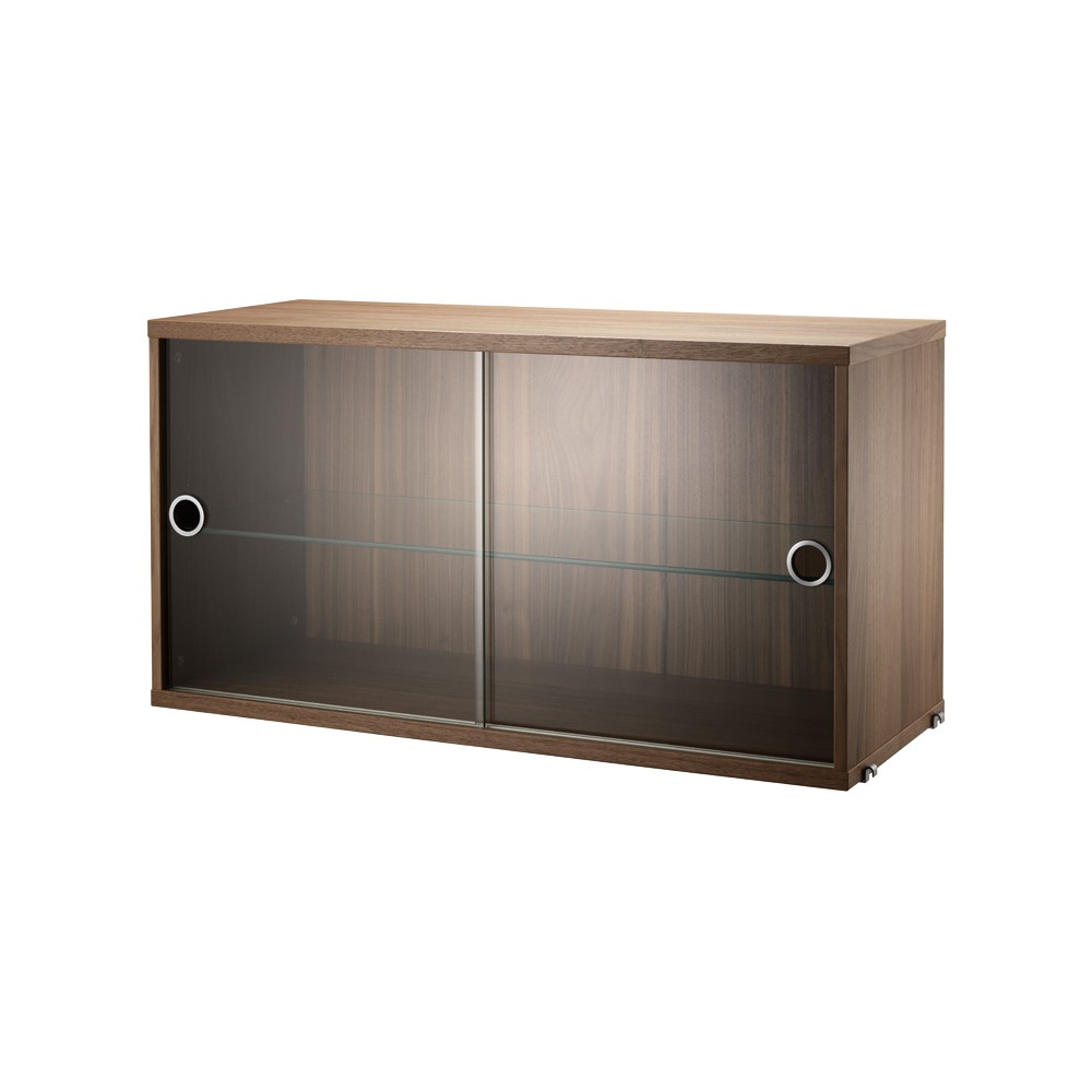 String String vitrinekast 78 cm walnoot