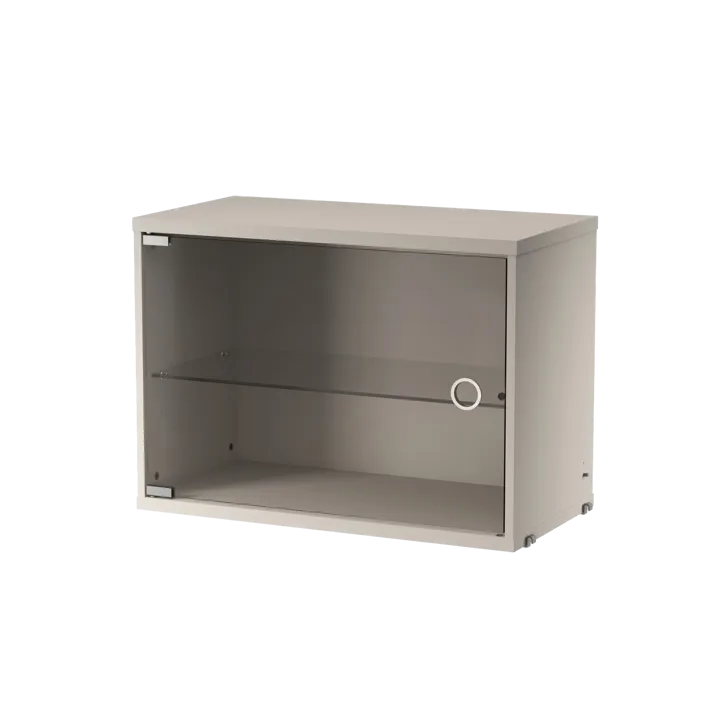 String vitrinekast - Beige, 58x30 cm - String