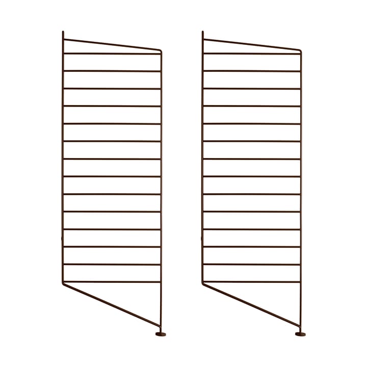 String vloerpaneel, bruin, 200x30 cm, 2-pack String