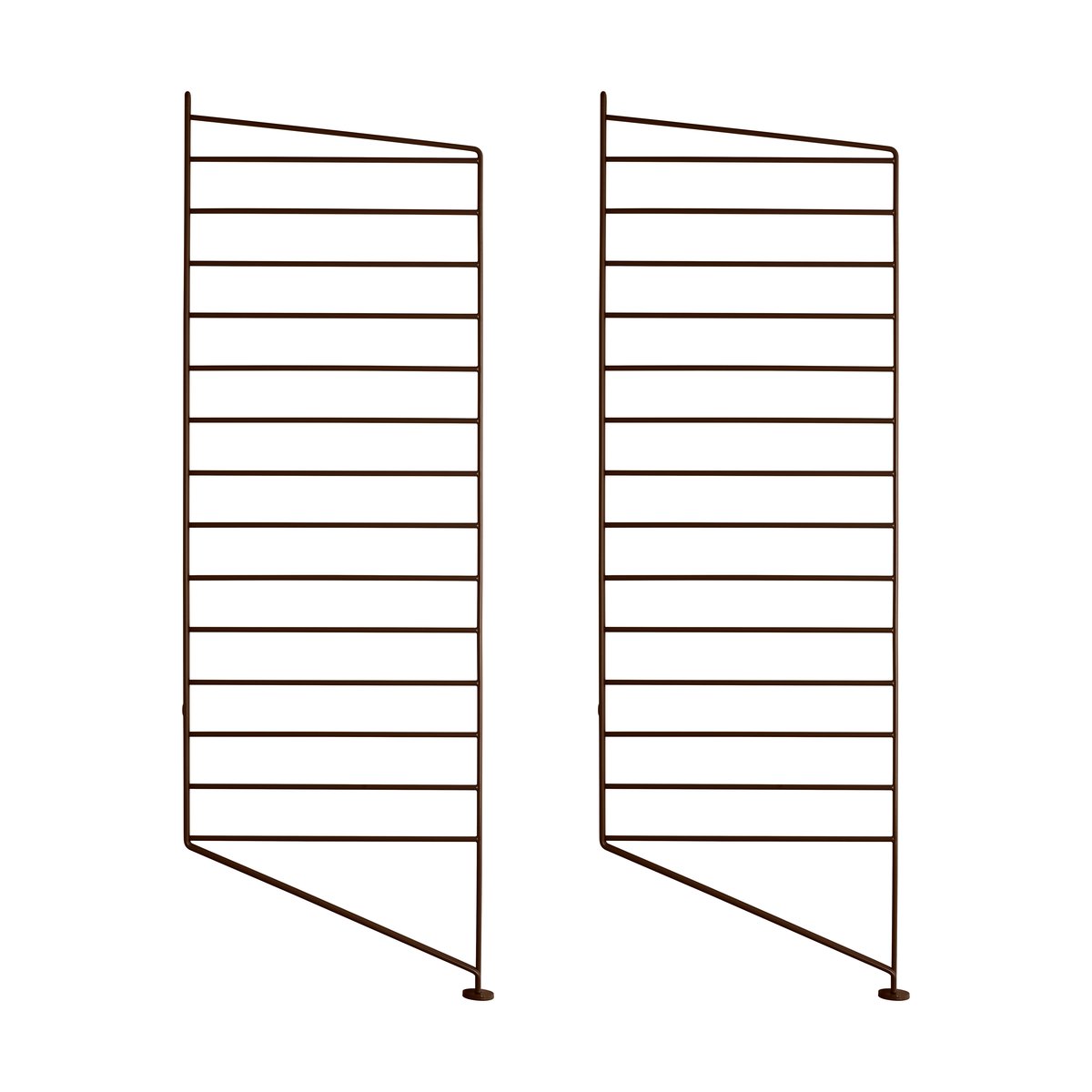 String vloerpaneel bruin, 85x30 cm, 2-pack | Scandinavisch Interieur | Planken & planksystemen | Bruin