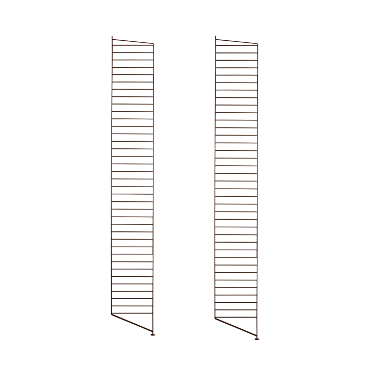 String vloerpaneel, bruin, 85x30 cm, 2-pack String