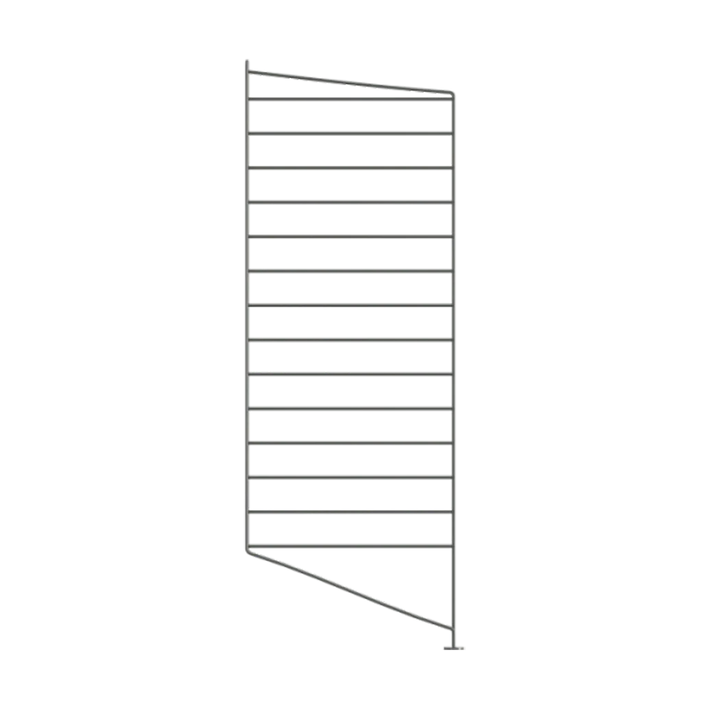 String vloerpaneel, Donkergrijs, 85x30 cm, 1-pack String