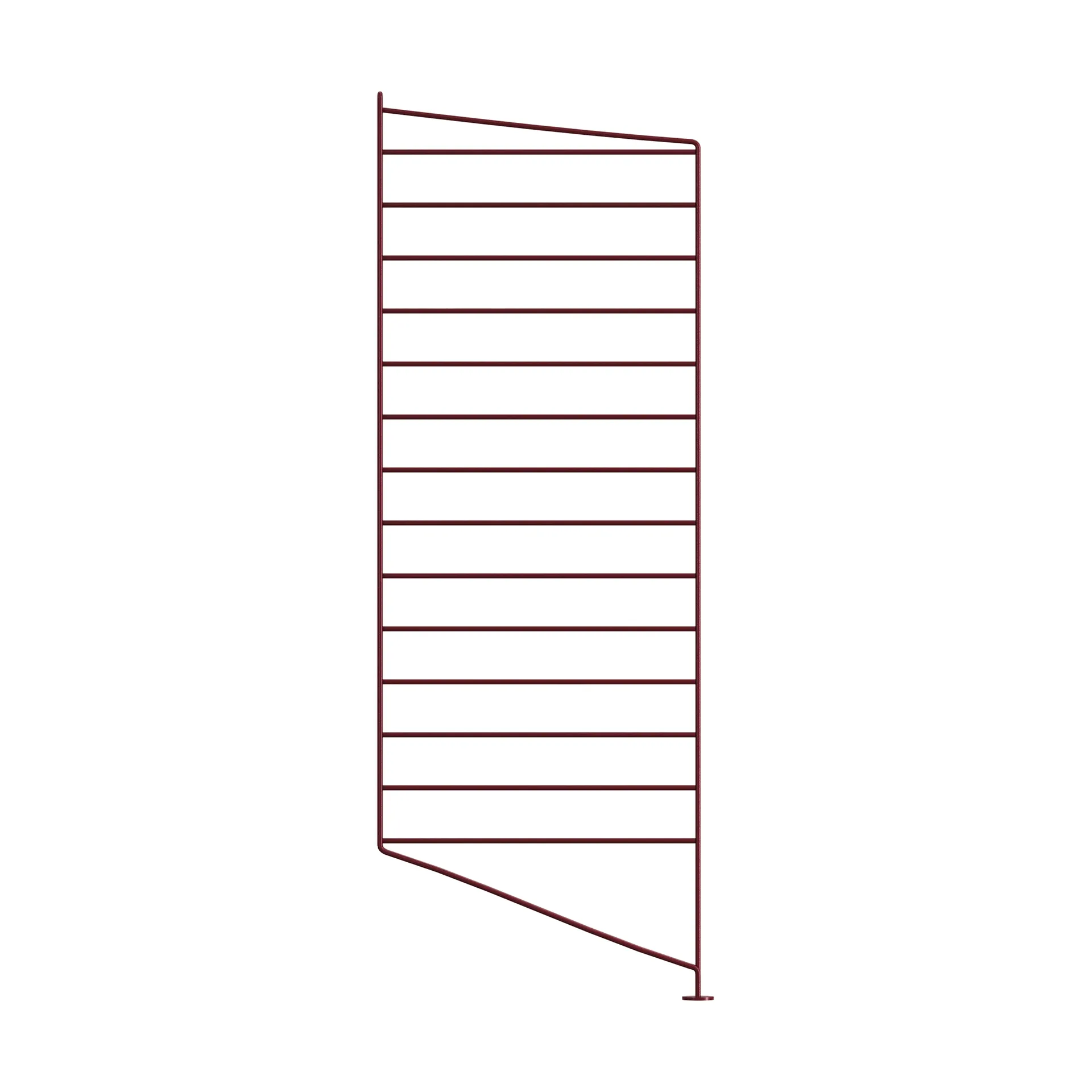 String vloerpaneel, donkerrood, 85x30 cm, 1-pack String
