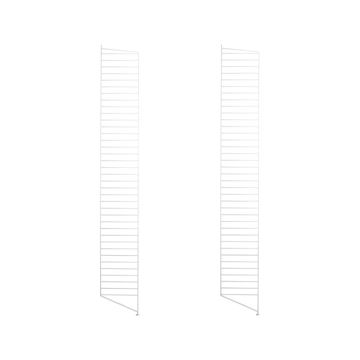 String vloerpaneel - wit, 200x30 cm, 2-pack - String