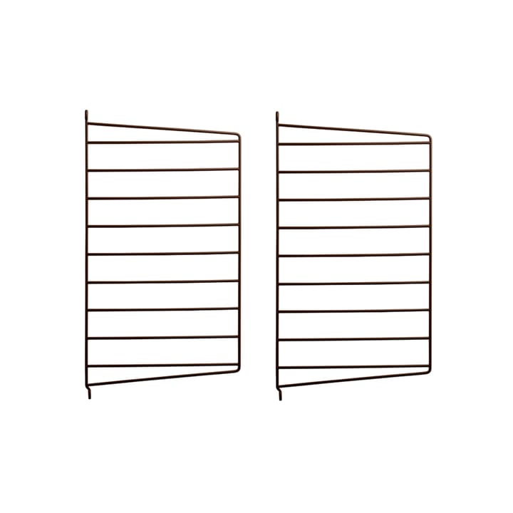 String wandpaneel, bruin, 50x30 cm, 2-pack String