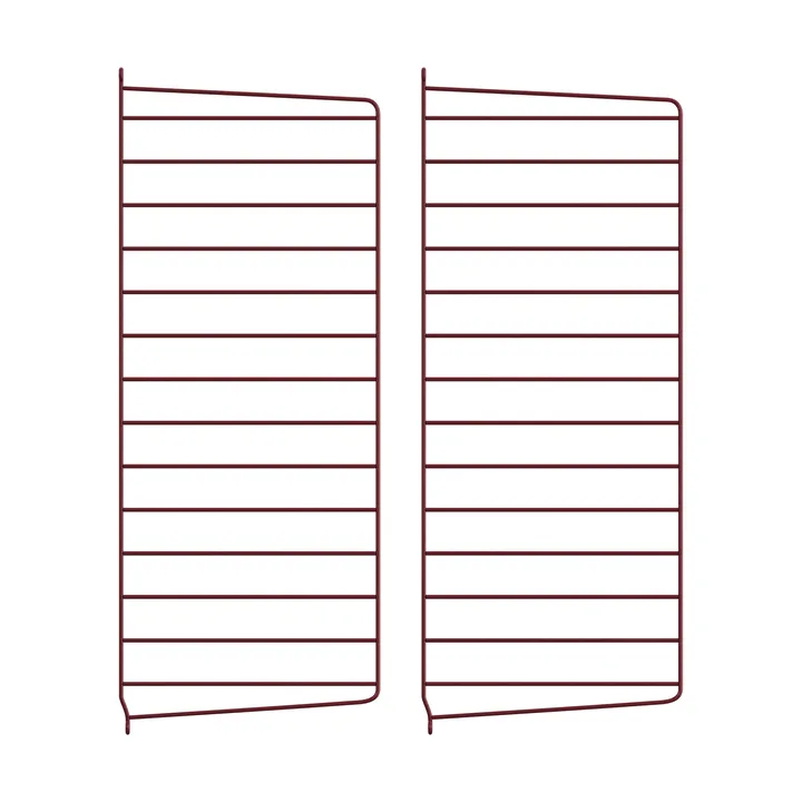 String wandpaneel - Donkerrood, 75x30 cm, 2-pack - String