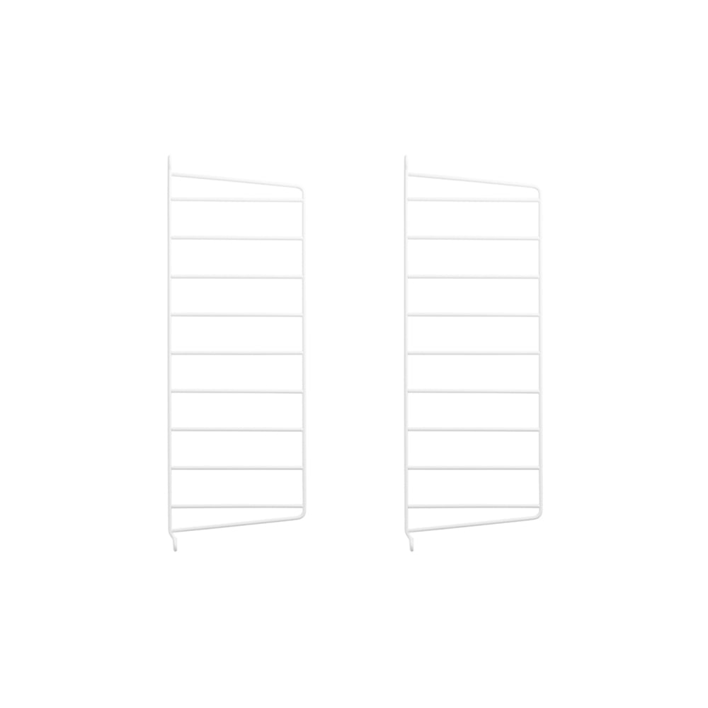 String wandpaneel wit, 50x20 cm, 2-pack | Scandinavisch Interieur | Planken & planksystemen | Wit