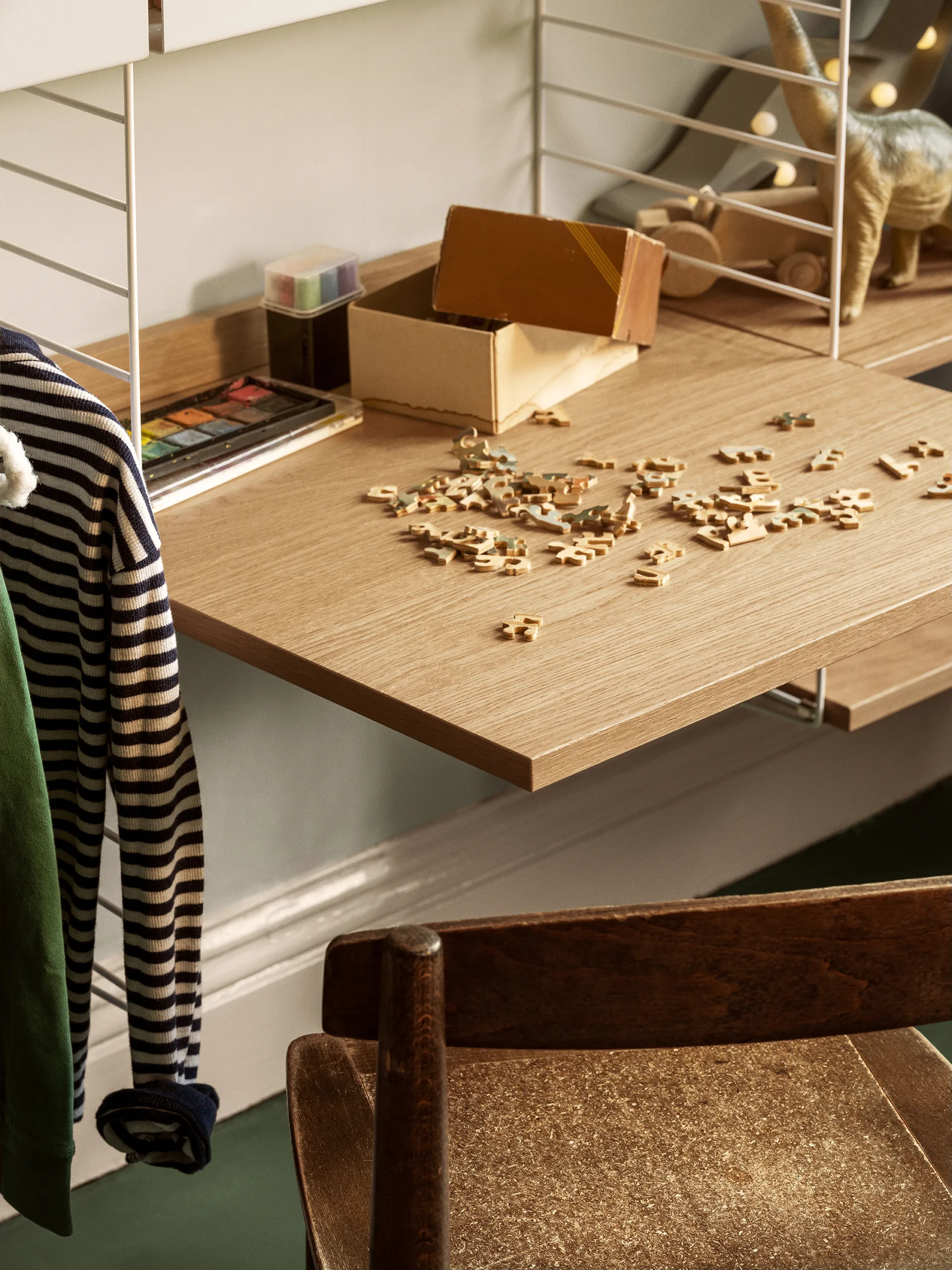 String werkblad, Eiken, 58x58 cm String