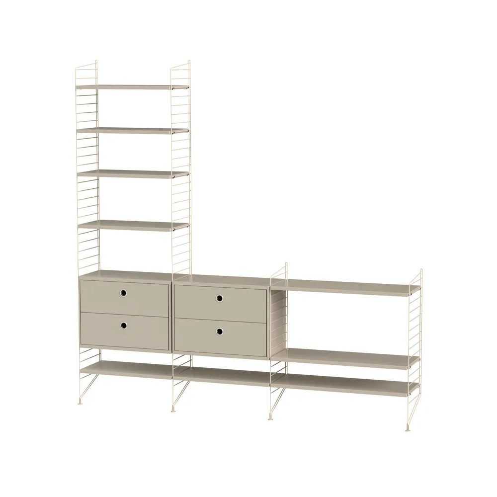 String woonkamer beige - Combinatie J String