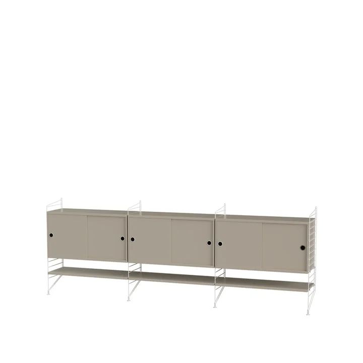 String woonkamer beige & wit - Combinatie F - String