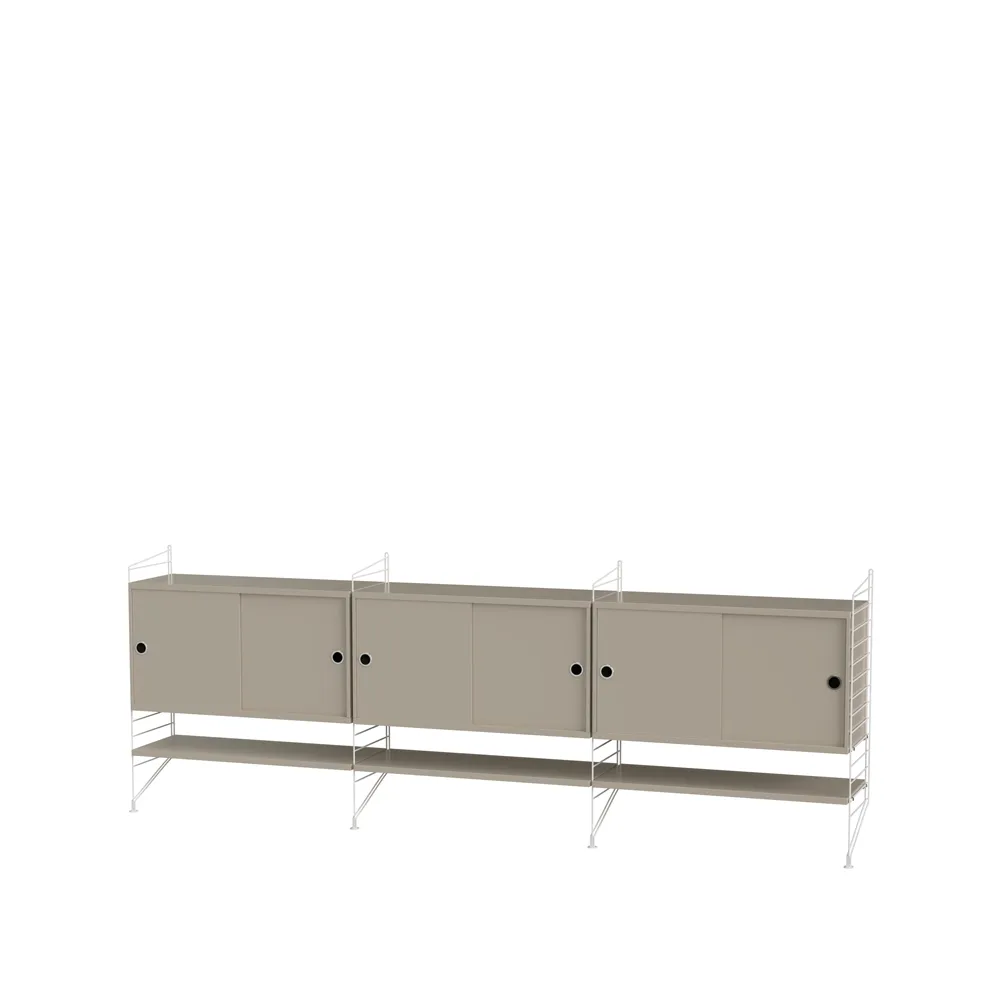 String woonkamer beige & wit - Combinatie F,  String