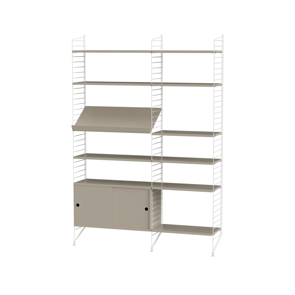 String woonkamer beige & wit - Combinatie H,  String