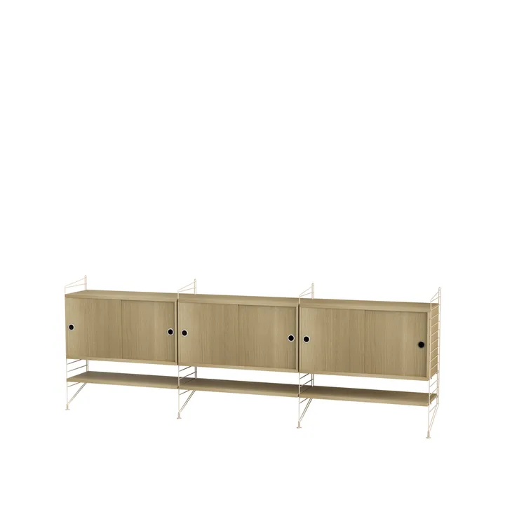 String woonkamer eik & beige - Combinatie F - String