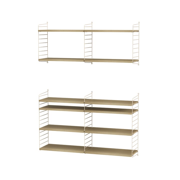 String woonkamer eik & beige - Combinatie N - undefined - String