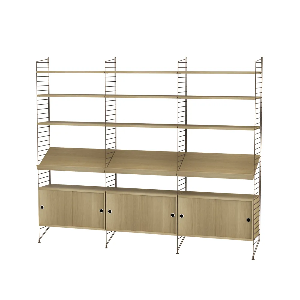 String woonkamer eik & bruin - Combinatie G,  String