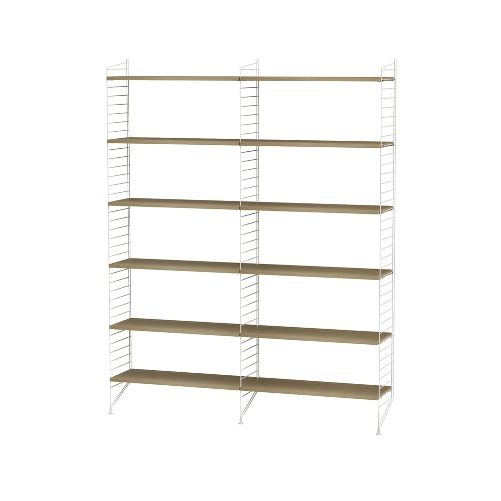 String woonkamer eik & wit - Combinatie A | Scandinavisch Interieur | Beige